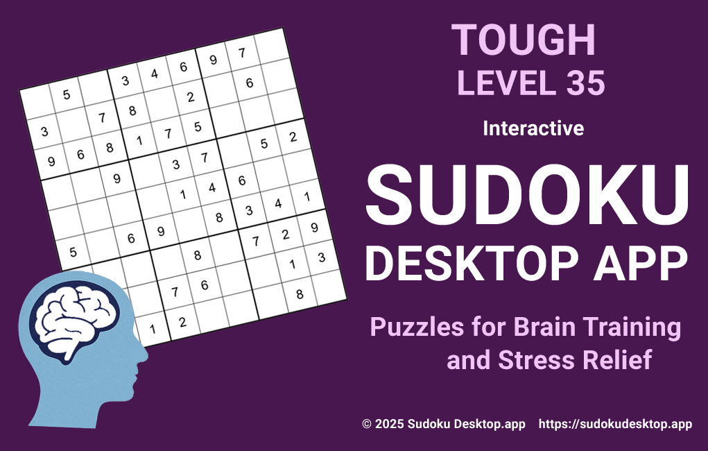 Interactive Sudoku Tough 35